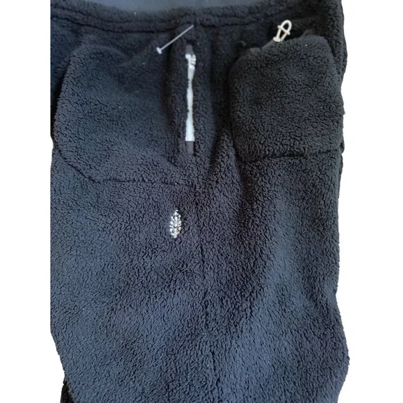 Free People Sundown Fleece Pants In Black Size Medium New - Picture 13 of 16